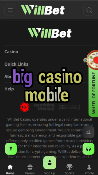 Big Casino Mobile - Mobile Casino Platform-casinogoldcup.casinoorder.vip
